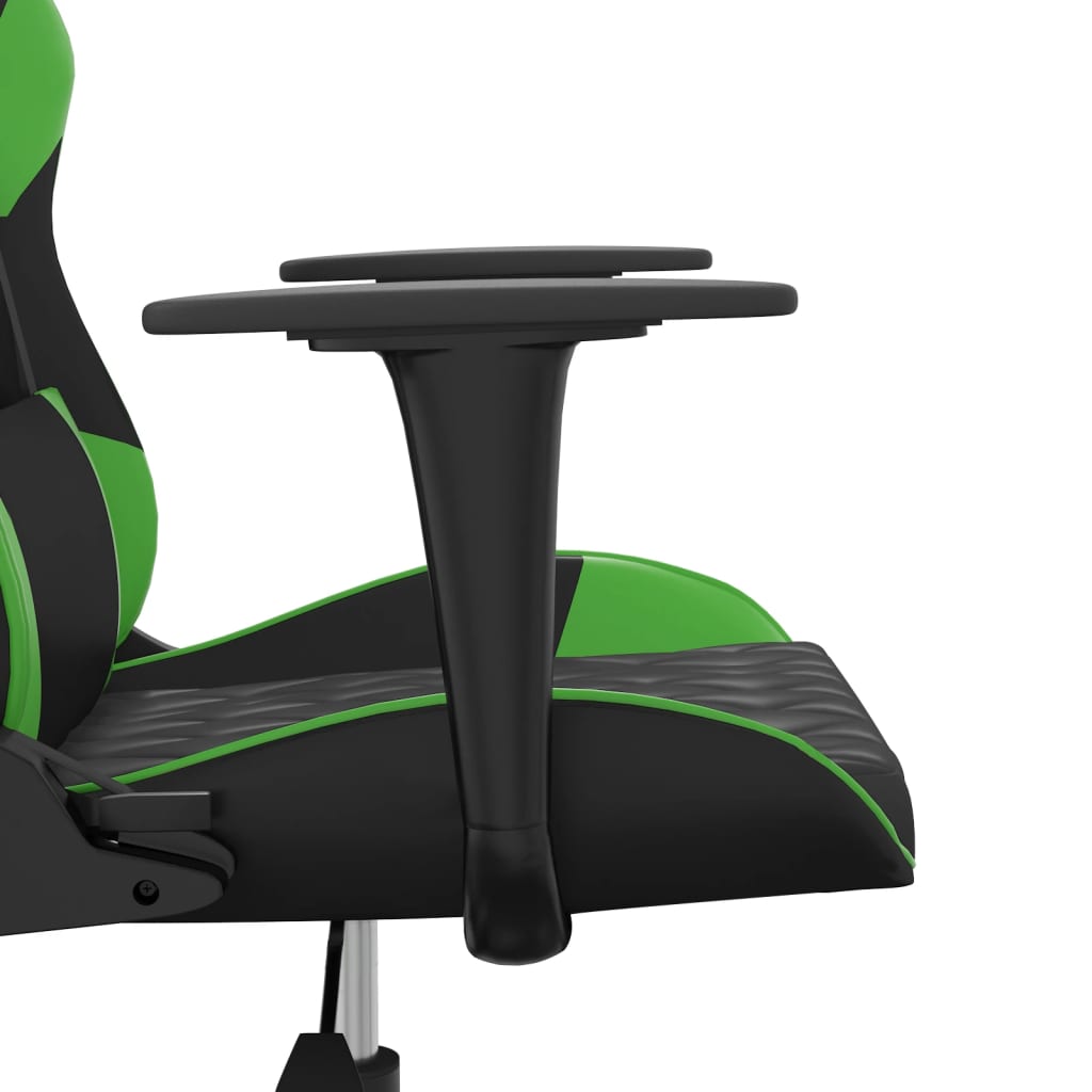 Sedia da Gaming Nera e Verde in Similpelle 3143756