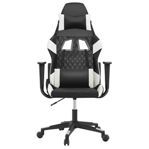 Sedia da Gaming Nero e Bianco in Similpelle 3143758