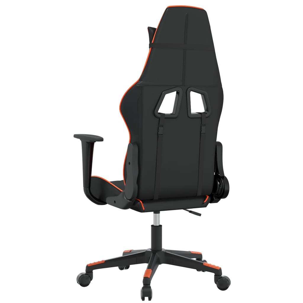 Sedia da Gaming Nero e Arancione in Similpelle cod mxl 68196