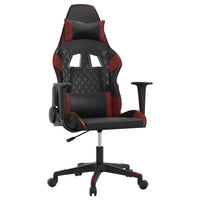 Sedia Gaming Nero e Rosso Vino in Similpelle cod mxl 60277