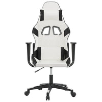 Sedia da Gaming Bianco e Nero in Similpelle 3143762