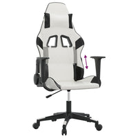 Sedia da Gaming Bianco e Nero in Similpelle 3143762