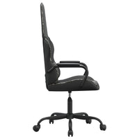 Sedia da Gaming Nero e Mimetico in Similpelle 3143797