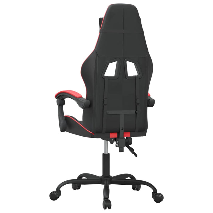 Sedia da Gaming Nera e Rossa in Similpelle 3143819