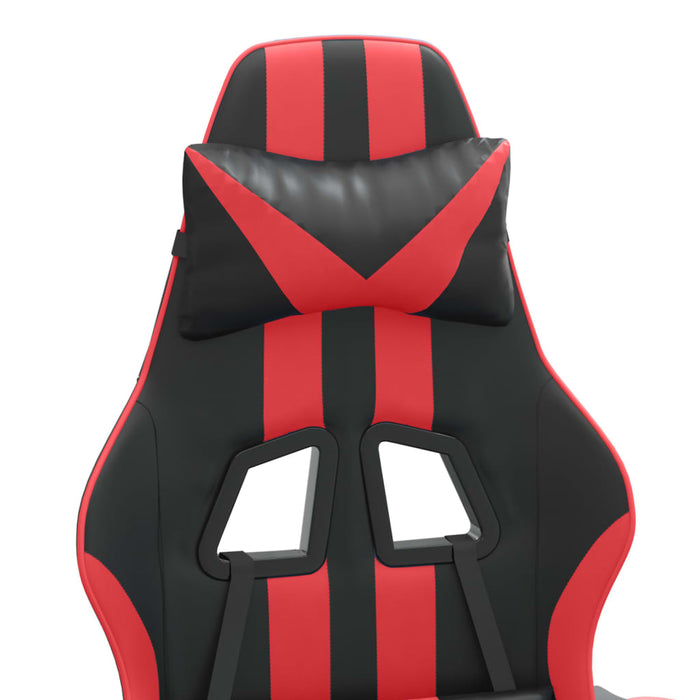 Sedia da Gaming Nera e Rossa in Similpelle 3143819