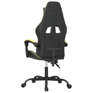 Sedia da Gaming Nera e Oro in Similpelle cod mxl 64497
