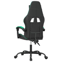 Sedia da Gaming Nera e Verde in Similpelle 3143845