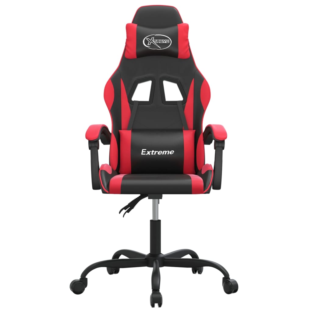 Sedia da Gaming Nera e Rossa in Similpelle 3143867