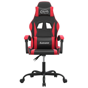 Sedia da Gaming Nera e Rossa in Similpelle 3143867