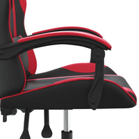 Sedia da Gaming Nera e Rossa in Similpelle 3143867