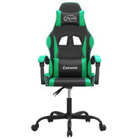 Sedia da Gaming Nera e Verde in Similpelle 3143869