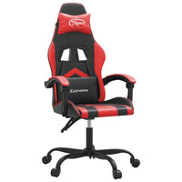 Sedia da Gaming Nera e Rossa in Similpelle 3143891