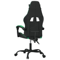 Sedia da Gaming Nera e Verde in Similpelle 3143893