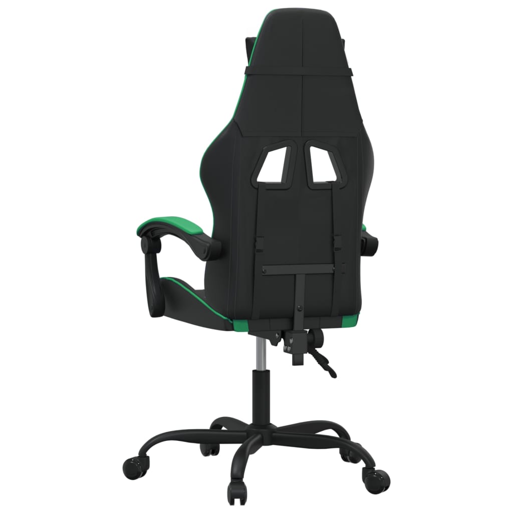 Sedia da Gaming Nera e Verde in Similpelle cod mxl 61265