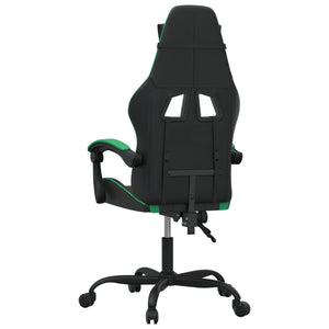 Sedia da Gaming Nera e Verde in Similpelle cod mxl 61265