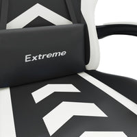 Sedia da Gaming Nero e Bianco in Similpelle 3143895