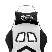 Sedia da Gaming Bianco e Nero in Similpelle 3143900