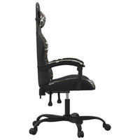Sedia da Gaming Nero e Mimetico in Similpelle 3143901