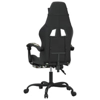 Sedia da Gaming con Poggiapiedi Nero e Mimetico in Similpelle cod mxl 65358