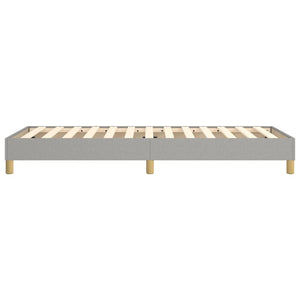 Giroletto senza Materasso Grigio Chiaro 90x190 cm Tessuto 3120574