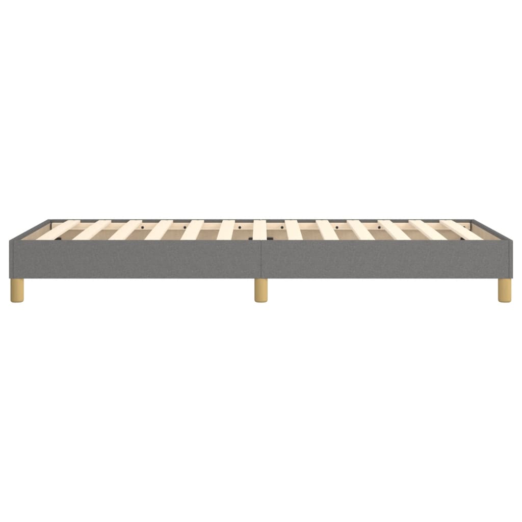 Giroletto senza Materasso Grigio Scuro 90x190 cm Tessuto 3120575