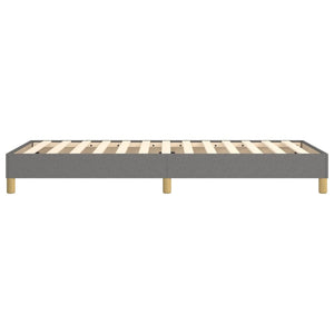 Giroletto senza Materasso Grigio Scuro 90x190 cm Tessuto 3120575