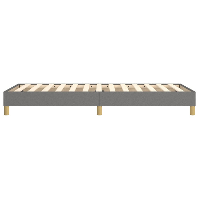 Giroletto senza Materasso Grigio Scuro 90x190 cm Tessuto 3120575