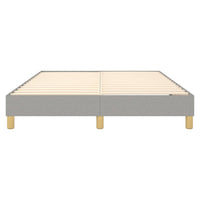 Giroletto senza Materasso Grigio Chiaro 140x190 cm Tessuto 3120606