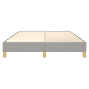 Giroletto senza Materasso Grigio Chiaro 140x190 cm Tessuto 3120606