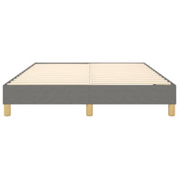 Giroletto senza Materasso Grigio Scuro 140x190 cm Tessuto 3120607