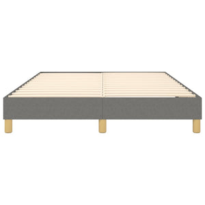 Giroletto senza Materasso Grigio Scuro 140x190 cm Tessuto 3120607