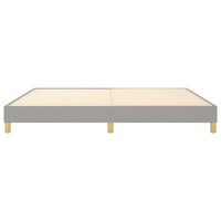 Giroletto senza Materasso Grigio Chiaro 200x200 cm Tessuto 3120638