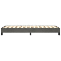 Giroletto a Molle Grigio Scuro 90x190 cm in Velluto