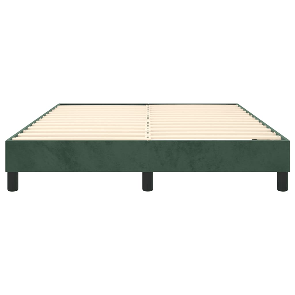 Giroletto a Molle Verde Scuro 140x190 cm in Velluto