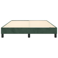 Giroletto a Molle Verde Scuro 140x190 cm in Velluto
