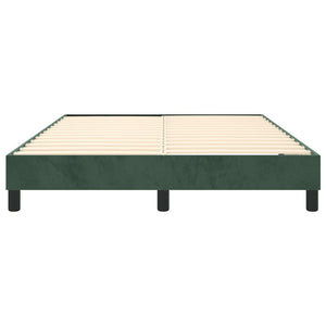 Giroletto a Molle Verde Scuro 140x190 cm in Velluto