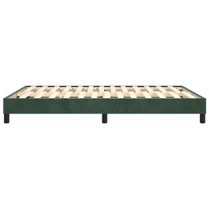Giroletto a Molle Verde Scuro 140x190 cm in Velluto