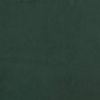 Giroletto senza Materasso Verde Scuro 200x200 cm in Velluto 3120793