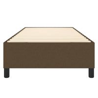 Giroletto senza Materasso Marrone Scuro 90x190 cm Tessuto 3120825