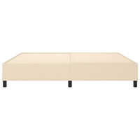 Giroletto senza Materasso Crema 200x200 cm in Tessuto