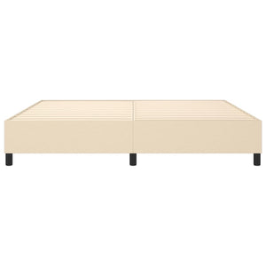 Giroletto senza Materasso Crema 200x200 cm in Tessuto