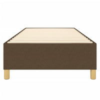 Giroletto senza Materasso Marrone Scuro 80x200 cm Tessuto 3120916