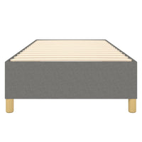 Giroletto senza Materasso Grigio Scuro 90x190 cm Tessuto 3120922