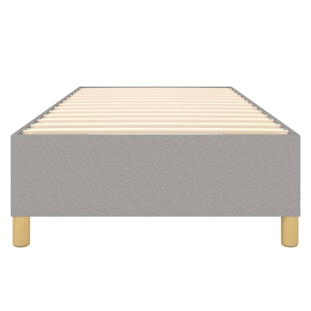 Giroletto senza Materasso Grigio Chiaro 90x200 cm Tessuto 3120929