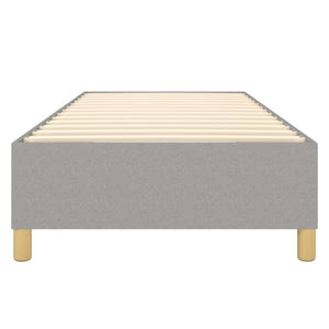 Giroletto senza Materasso Grigio Chiaro 90x200 cm Tessuto 3120929