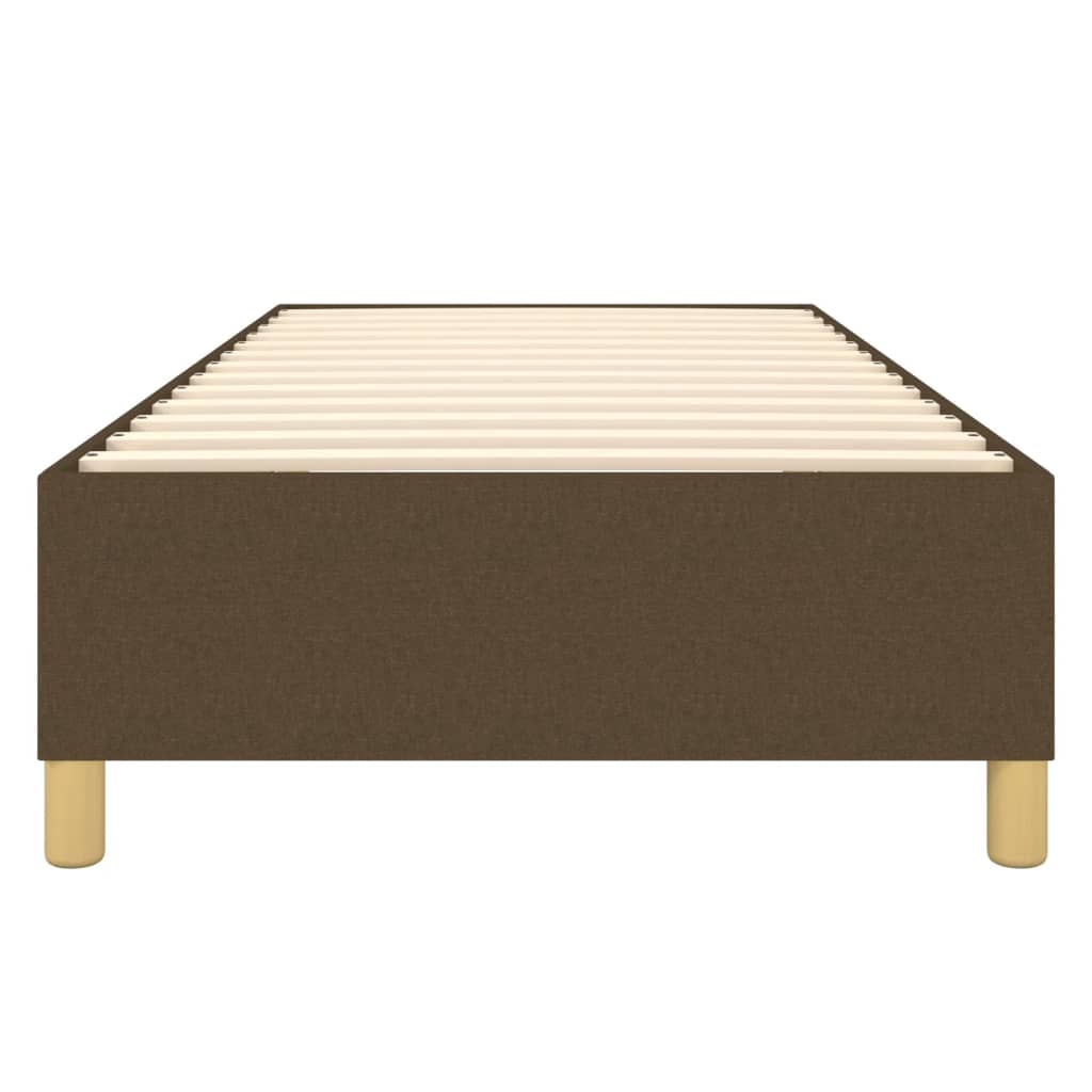 Giroletto a Molle Marrone Scuro 90x200 cm in Tessuto cod mxl 67525