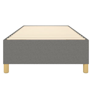 Giroletto senza Materasso Grigio Scuro 100x200 cm Tessuto 3120938