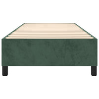Giroletto senza Materasso Verde Scuro 80x200 cm in Velluto 3121087