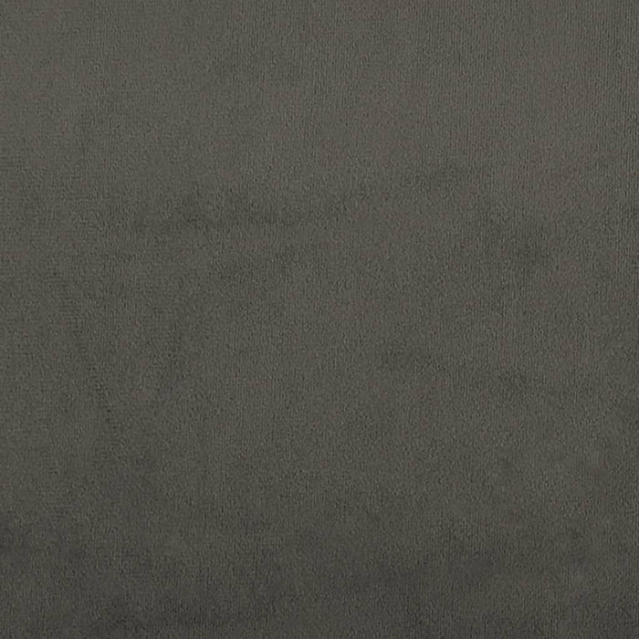 Giroletto senza Materasso Grigio Scuro 140x190 cm Velluto 3121115