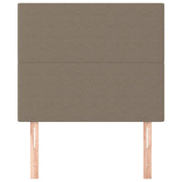 Testiera per Letto-Testata-Testiera Decorativa tortora 90x5x118/128 cm in tessuto 162072